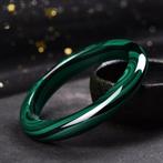 Natuurlijke Malachiet Bangle - Zorgvuldig gesneden en