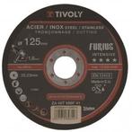 Tivoly schijf furius - staal & inox Ø125mm - Ø22,2mm, Bricolage & Construction