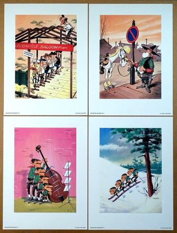 Morris - 4 Offset Print - Lucky Luke - Archives Morris - disponible aux enchères