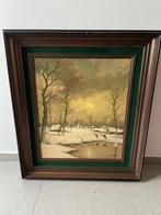 Andre de Man (1925-2002) - Winterlandschap, Antiek en Kunst