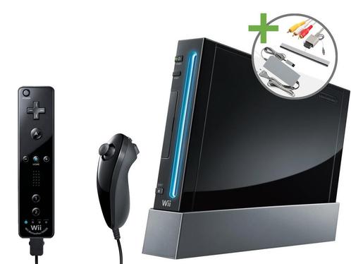 Nintendo Wii Starter Pack - Motion Plus Black Edition, Consoles de jeu & Jeux vidéo, Consoles de jeu | Nintendo Wii, Envoi