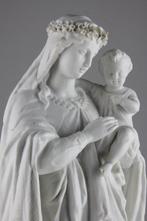 Letu&Mauger - Statue, Groot beeld - Maria met Kind - 51 cm -, Antiek en Kunst