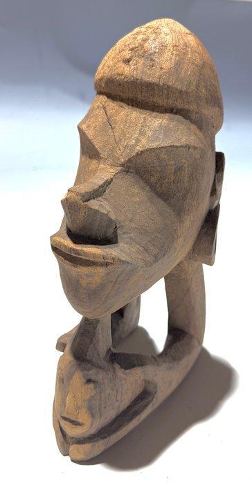Houten kano uit Nguzu, eiland New Georgia. - Nguzu - Nieuw, Antiek en Kunst, Kunst | Niet-Westerse kunst