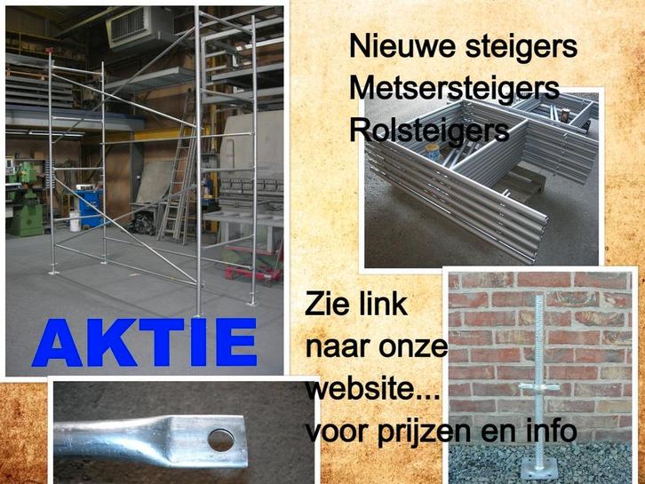 NIEUWE steigers - metserstelling - rolsteigers - rolstelling, Doe-het-zelf en Bouw, Steigers, Gevelsteiger, Nieuw, 5 meter of hoger