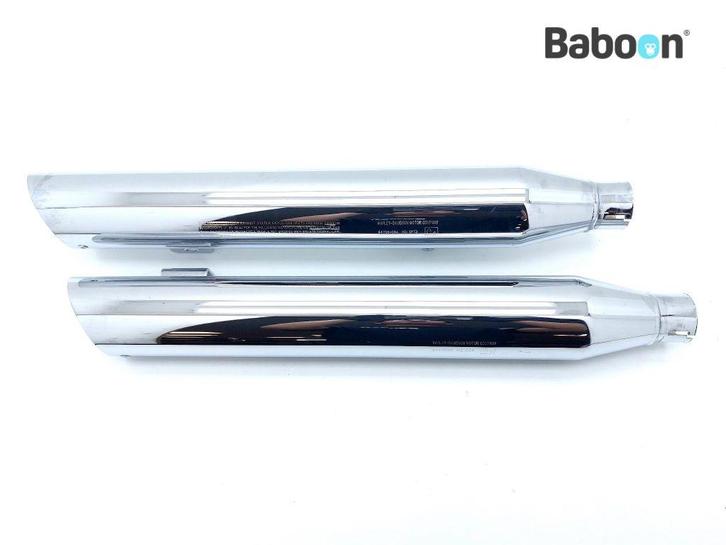 Uitlaatdemperset Origineel Harley-Davidson FXDF Dyna Fat Bob, Motoren, Onderdelen | Harley-Davidson, Gebruikt, Verzenden
