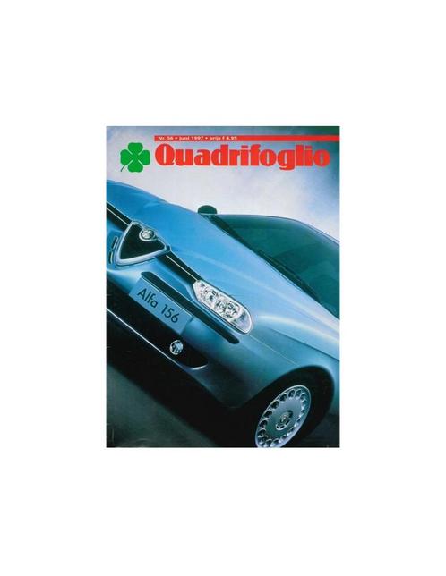 1997 ALFA ROMEO QUADRIFOGLIO MAGAZINE 56 NEDERLANDS, Livres, Autos | Brochures & Magazines, Enlèvement ou Envoi