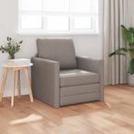vidaXL Vloer Sofa Bed 2-in-1 Taupe 74x77x81 cm Stof, Huis en Inrichting, Verzenden, Nieuw