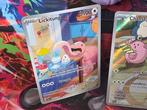 Pokémon - 3 Card - Snorlax, , Lickitung , Chansey - Scarlet, Hobby en Vrije tijd, Verzamelkaartspellen | Pokémon, Nieuw