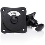 WC Slot - Draaiknop vrij-bezet mat zwart, Doe-het-zelf en Bouw, Ophalen of Verzenden, Nieuw, Koper of Messing, Slot