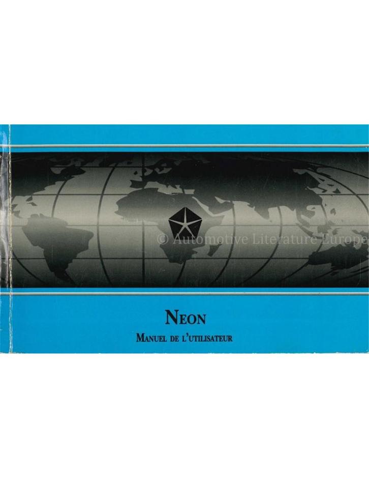 1994 CHRYSLER NEON INSTRUCTIEBOEKJE FRANS, Auto diversen, Handleidingen en Instructieboekjes