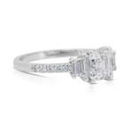 Bague - 18 carats Or blanc - 1.48ct. tw. Diamant (Naturelle), Nieuw