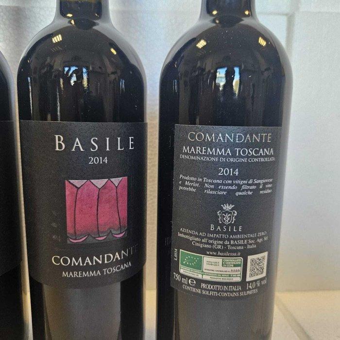 2014 Basile, Comandante - Toscane DOC - 6 Flessen (0.75, Verzamelen, Wijnen