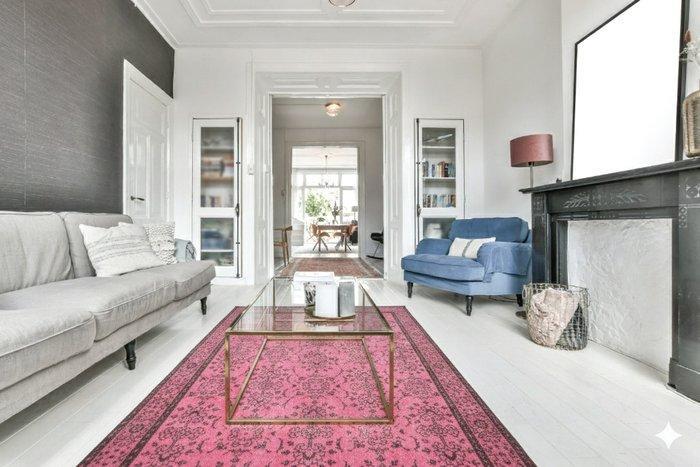 Pink vintage - Vloerkleed - 280 cm - 172 cm - met, Huis en Inrichting, Stoffering | Tapijten en Vloerkleden