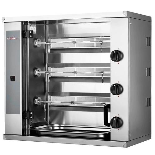 Kippengrill | SMALL | Gas | 3 Spitten | 9 Kippen | 12kW, Zakelijke goederen, Horeca | Keukenapparatuur, Nieuw in verpakking, Verzenden