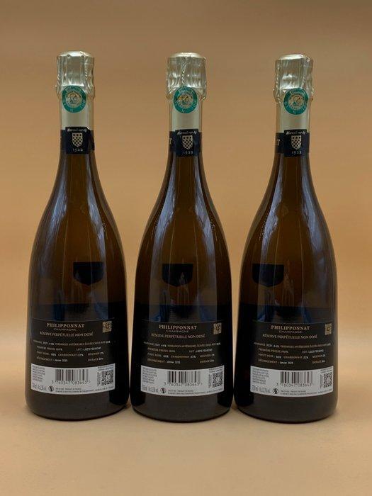 Philipponnat, Réserve Perpétuelle Non Dosé - Champagne - 3, Verzamelen, Wijnen