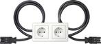 Gira Standaard 55 Dubbele SCHUKO Stopcontact 16A 250V -, Doe-het-zelf en Bouw, Elektriciteit en Kabels, Verzenden, Nieuw