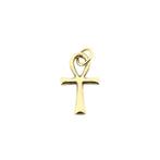 Gouden Egyptische Ankh hanger (Hanger of bedel), Handtassen en Accessoires, Bedels, Ophalen of Verzenden, Gebruikt, Goud, Overige merken