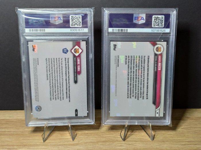 Lot 2x Topps Now UCL - Andres Iniesta - Lamine Yamal Debut, Collections, Autocollants