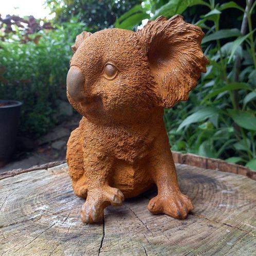 sculptuur, Lifelike Koala - 16 cm - Gietijzer, Antiek en Kunst, Curiosa en Brocante