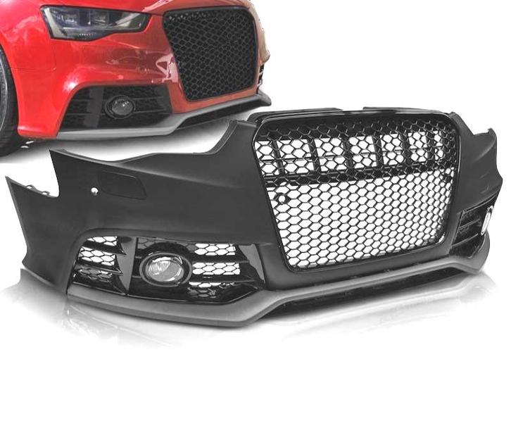 PARE CHOCS FRONTAL POUR AUDI A5 11-16 RS5 STYLE BLACK PDC, Auto-onderdelen, Carrosserie, Verzenden
