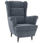 Zitcomfort! Donkergrijze fauteuil | Tweede kansje | OP = OP, Huis en Inrichting, Fauteuils, Verzenden, Nieuw, 75 tot 100 cm, Trendy