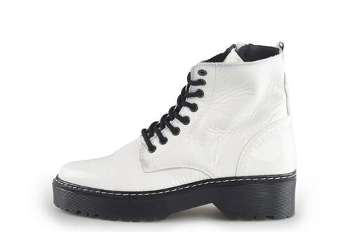 Linea Zeta Veterboots in maat 40 Wit | 5% extra korting, Kleding | Dames, Schoenen, Wit, Gedragen, Overige typen, Verzenden