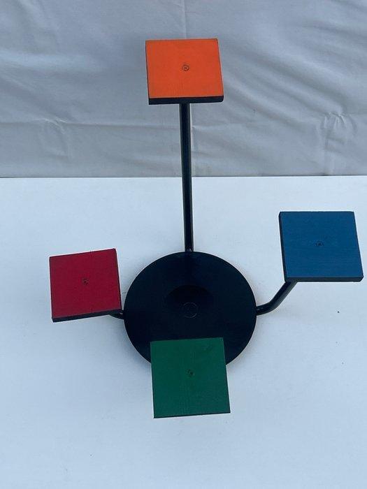 Plantentafel - Metaal, Hout, Antiek en Kunst, Kunst | Designobjecten