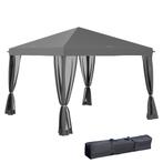 Paviljoen - VidaXL - Opvouwbaar - Zijwanden - Lichtgrijs, Ophalen of Verzenden, Nieuw
