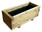 Veiling - 2x Grenen plantenbak 70x30x28 cm, Nieuw