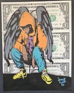 Jinks Kunst - ANGEL - 3 Real US $1 Banknotes - New Artwork