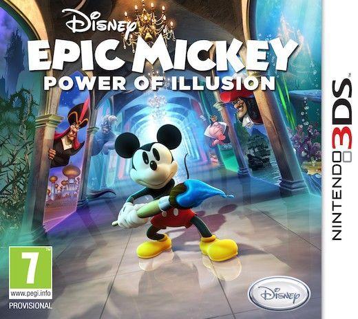 Disney Epic Mickey The Power of Illusion-Standaard (3DS), Games en Spelcomputers, Games | Nintendo 2DS en 3DS, Ophalen of Verzenden