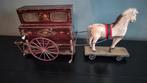 Hispania - Blikken speelgoed - Large Early Horse Cart with