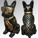 AmsterdamArts - Gold Louis Vuitton to cool for school dog