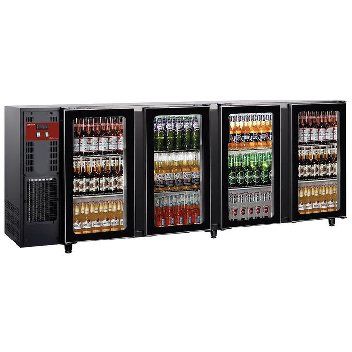 Flessenkoeler 4 glazen deuren, 783 liter, Zakelijke goederen, Horeca | Keukenapparatuur, Koelen en Vriezen, Verzenden