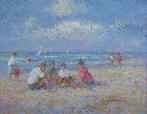 B. H. Slotman (1936) - Kinderen aan het strand., Antiek en Kunst
