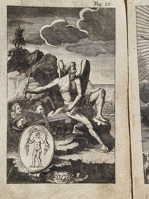 Andrew Tooke (1673-1732) - Lot. of 5 sheets, Pantheon di, Antiek en Kunst, Antiek | Overige Antiek