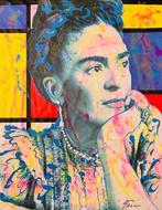 Joaquim Falco (1958) - Frida k Kahlo on Mondrian