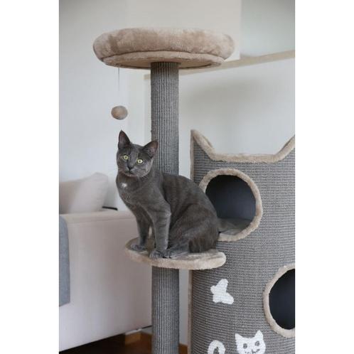 Arbre à chat tiana, gris,  56 x 38 x 130 cm - kerbl, Animaux & Accessoires, Accessoires pour chats, Neuf