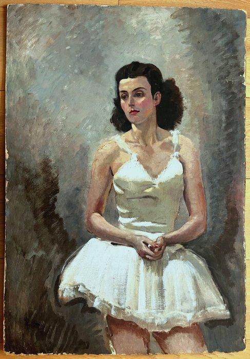 Henri Pieck (1895-1972) - Tanja in tu tu, Antiek en Kunst, Kunst | Schilderijen | Klassiek