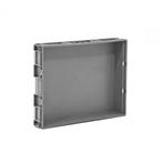 Gebruikte Euronorm stapelbakken dichte handgrepen, Ophalen of Verzenden, Gebruikt