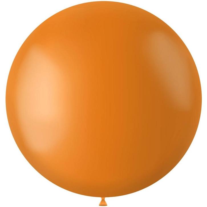 Oranje Ballon Tangerine Orange 80cm, Hobby en Vrije tijd, Feestartikelen, Nieuw, Verzenden