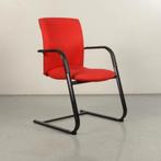 Vergaderstoel Haworth Comforto D5028 - Rood - Sledeframe, Huis en Inrichting, Stoelen, Ophalen of Verzenden, Gebruikt