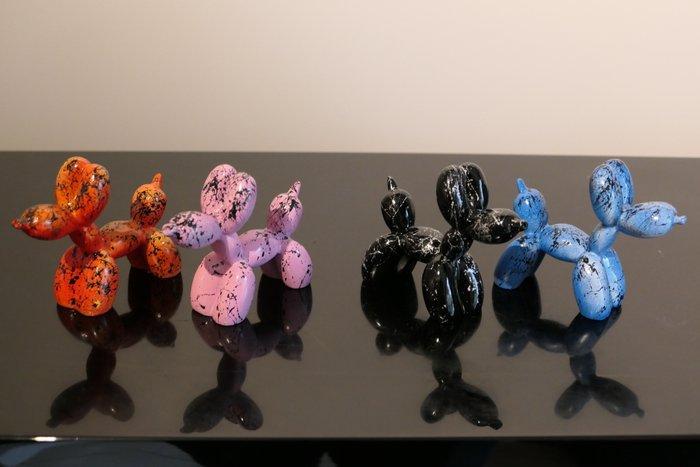RichART - Lot de 4 balloon dog version graffiti, Antiek en Kunst, Kunst | Designobjecten