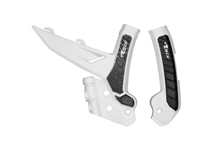 Racetech frame beschermers Wit / Zwart KTM SX 125/250/300 20, Motoren, Onderdelen | Overige, Verzenden