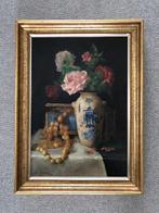 Georges Jeannin (1841-1925) - Rosen in Vase mit, Antiek en Kunst, Kunst | Schilderijen | Klassiek