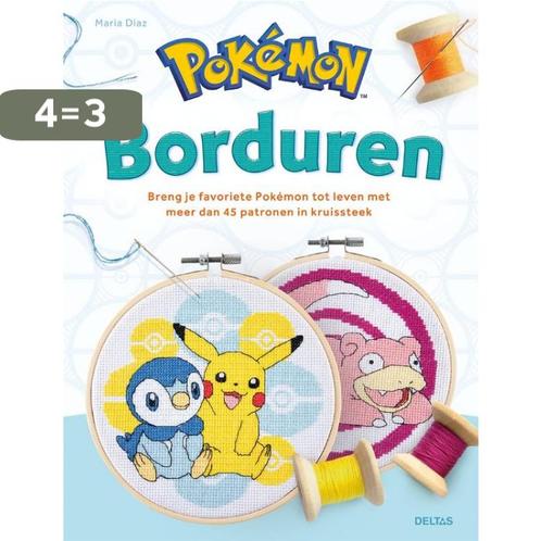 Pokémon borduren 9789044767131 MARIA DIAZ, Boeken, Hobby en Vrije tijd, Zo goed als nieuw, Verzenden