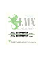 197? LMX 2300 HCSS SPYDER / HCSC COUPE BROCHURE, Nieuw