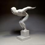 Herend - Sculpture, Olympic swimmer - 26 cm - Porcelaine, Antiquités & Art