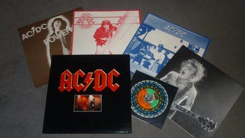 AC/DC - 3-LP Box with Poster & Single 1st PRESS - Différents, CD & DVD, Vinyles Singles