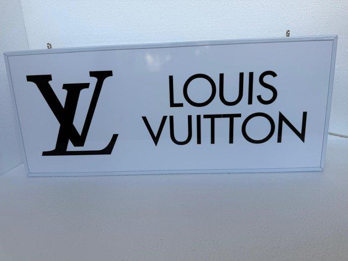 Louis Vuitton - Reclamebord - Staal, Antiek en Kunst, Antiek | Wandborden en Tegels